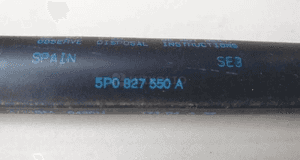 Seat altea siłownikk lapy bagażnika 5P0827550A. 2