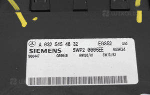 MODUŁ SKRZYNI BIEGOW A0325454632 MERCEDES SL R230 2