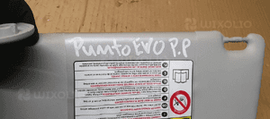 Słonecznik osłona przeciwsłoneczna prawa Fiat Punto EVO 5