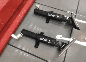 JAGUAR XF X250 3.0D DYSZA SPRYSKIWACZY LAMPY LEWY PRAWY PRZÓD ORYGINAŁ 4