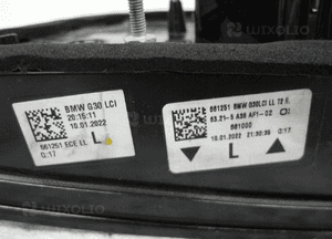 Bmw 5 G30 lift sedan lci led cała lampa tylna lewa 5