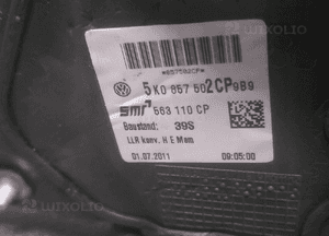 LUSTERKO PRAWE VW GOLF VI 6 HB 10PIN 5K0857502CP 5