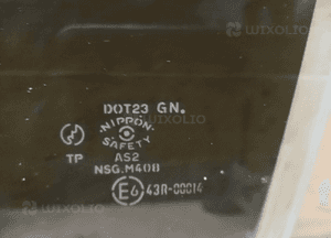 Szyba lewy tył tylna lewa Mazda 6 Lift Kombi AS2 5