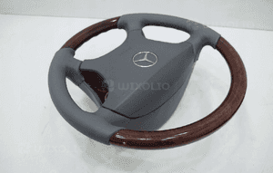 Kierownica skora airbag drewno mercedes cl W215 10