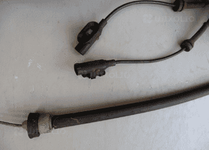 Zacisk hamulcowy p/l tył tarcza linka czujnik kpl fiat 500 abarth 1,4 hp 2