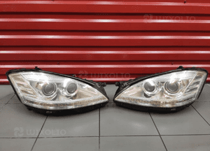 Mercedes s W221 lift lampy przód przednie bi-xenon night vision skrętne kpl 1
