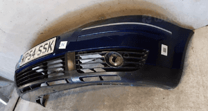 Zderzak przód przedni vw volkswagen passat B5 lift fl LB5N granat granatowy halogeny 4