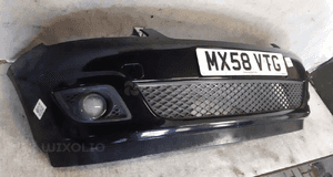 Zderzak przód przedni ford fiesta MK.6 6 vi lift fl D2 czarny halogeny 4