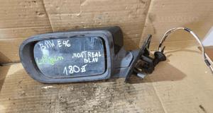 Lusterko lewe 8 pin bmw E46 montrealblau 1