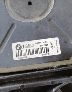 Wentylator Chlodnicy BMW F30 F31 2.0D 7608407 Komplet 4