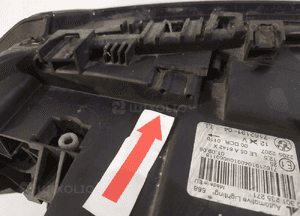BMW X3 E83 LIFT Lampa przednia H7 Lewa - 15186 7