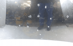 Bmw 2 ii F45 aluminiowa maska pokrywa silnika po gradzie 5