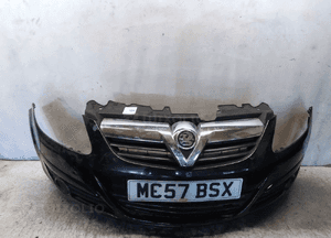 Zderzak przód przedni opel corsa d Z20R czarny 1