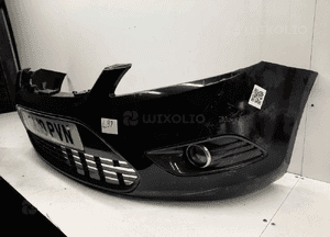 } ZDERZAK PRZÓD PRZEDNI FORD FOCUS MK.2 2 II LIFT FL F3 CZARNY HALOGENY 3