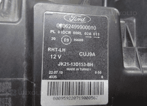 Ford transit custom bi xenon 18R- lampa prawy przód JK21-13D153-BH 12