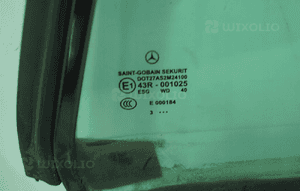 Szyba tylna lewa prawa uszcelka komplet 2003 rok mercedes sl R230 2