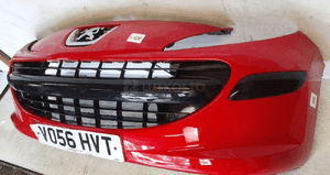 Zderzak przód przedni do peugeot 207 kod kolor kkn czerwony 3
