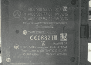Mercedes CLA W118 W177 Radar Aktywnego Tempomatu Distronic A0009008209 OE 3