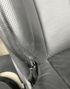 mercedes cl 216 fotel prawy wentylowany grzane dynamic czarna skora kanapa boczek siedzisko tunel 10