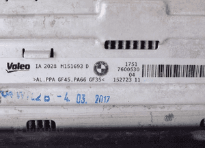 BMW 1/2/3/4 Chłodnica Powietrza - 6073 8
