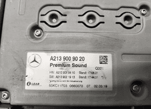 Mercedes c klasa W205 car audio wzmacniacz A2139009020 A2139019410 2