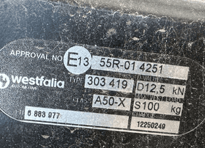 Hak holowniczy elektryczny bmw X4 G02 6883977 5