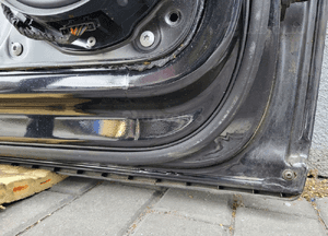 DRZWI lewy przód przednie kierowcy VW Passat B6 lift LC9X czarne 13