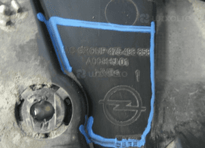 Opel corsa f osłona dolna zderzak przód A009HJ01 4