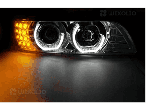 Lampy reflektory do bmw E39 od 1995 do 2003 roku daylight chrome 4