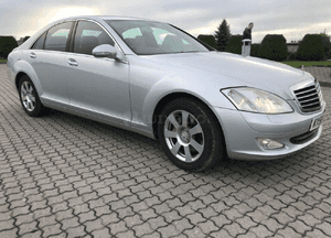 Mercedes W221 przedlift poduszka brązowa oryginał 11