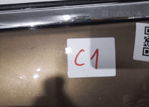 Drzwi przód przednie lewe ford fiesta MK.7 7 vii copper pulse brązowe 5D 5 drzwi hb 2
