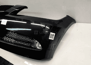 Zderzak przód przedni do bmw E90 E91 schwarz ii 2 czarny halogeny 4
