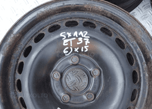 FELGI STALOWE VOLKSWAGEN 5x112 ET37 6x15 RADOM 2