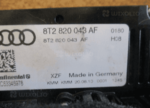 Panel klimatyzacji audi A4 B8 uk 8T2820043AF 3