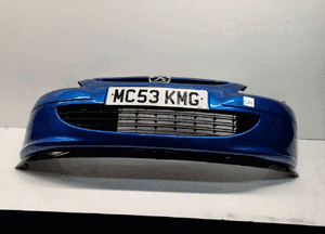 Zderzak przod przedni peugeot 307 kmf niebieski 1