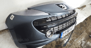Zderzak przód przedni do peugeot 207 urban move halogeny ezwd szary 4