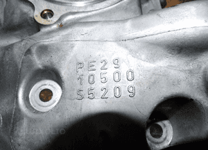 Osłona rozrządu obudowa mazda 3 CX-30 2.0 16V skyactiv-g 10500S5209 PE29 3