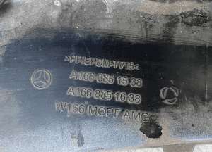 Mercedes gle amg W166 A166 zderzak przedni 7