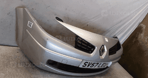 Zderzak przód przedni renault megane 2 ii lift fl TED69 srebrny 4