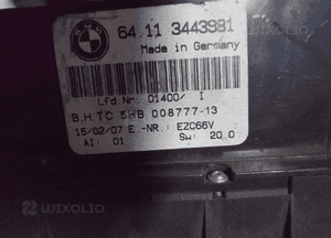 panel nawiewu bmw x3 lift 3443981 3