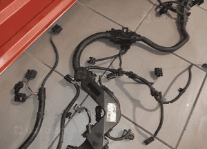 BMW 3.0D N57 F01 OKABLOWANIE INSTALACJA WIĄZKA SILNIKA 8506017 KPL ORYG 4