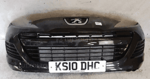 Zderzak przód przedni do peugeot 207 lift fl exl exld czarny 1