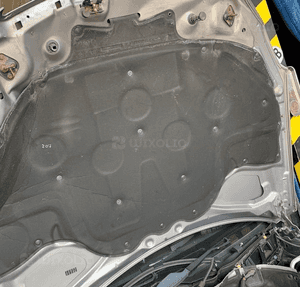 MERCEDES  E 207 wyciszenie maski mata pod maskę wygłuszenie 2