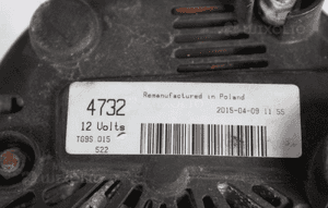 Alternator Fiat Opel Suzuki 90A 4