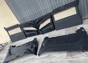 Mercedes viano 639 tapicerka beżowa  boczek wnętrze boczki  ambiente czarna skóra tapicerka drzwi long x clusive 1
