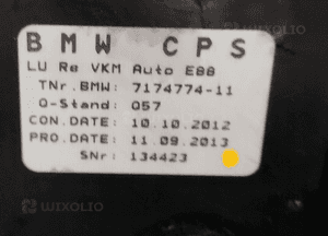 ZAWIAS SIŁOWNIK Dachu prawy BMW E88 Cabrio Kabrio 4