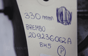 Zacisk hamulcowy prawy przedni Brembo VW TOUAREG 7L, Audi Q7 3