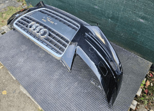 Zderzak Przód Przedni S-Line Czarny LZ9Y Atrapa Gril Kratki Halogeny Audi A4 B8 Sedan Kombi 08 26