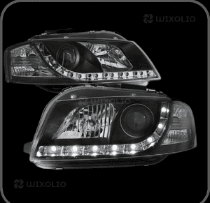 NOWE Lampy Reflektory Do AUDI A3 8P Od 2003 Do 2008 Roku + ŻARÓWKI LED 2