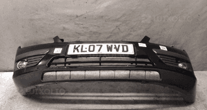 Zderzak przód przedni ford focus MK2 2 ii kod lakieru F3 czarny halogeny 1